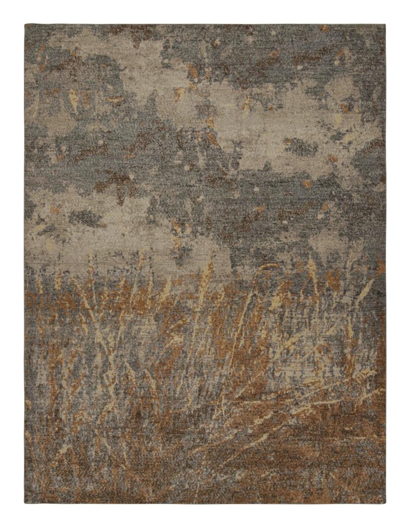 Abstract Distressed Rug
