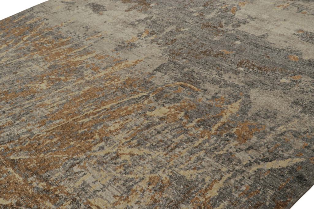 Abstract Distressed Rug