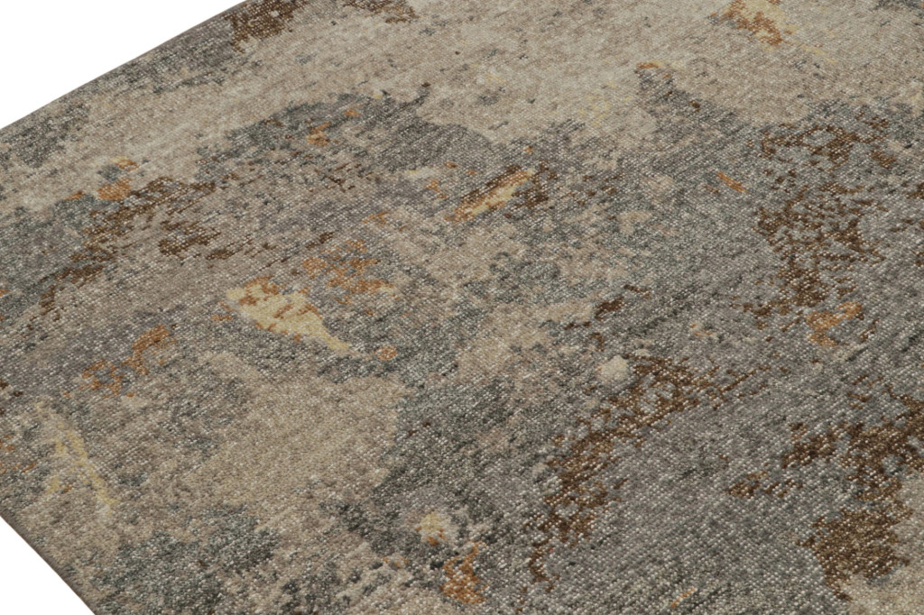 Abstract Distressed Rug