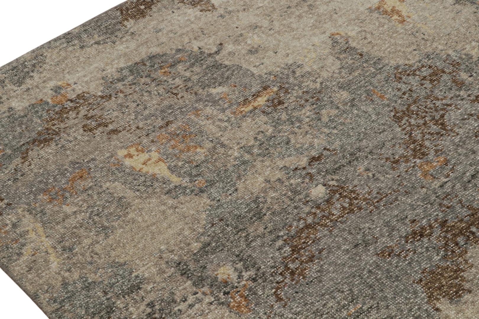 Abstract Distressed Rug