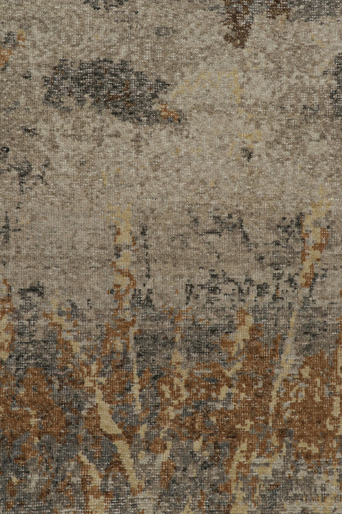 Abstract Distressed Rug
