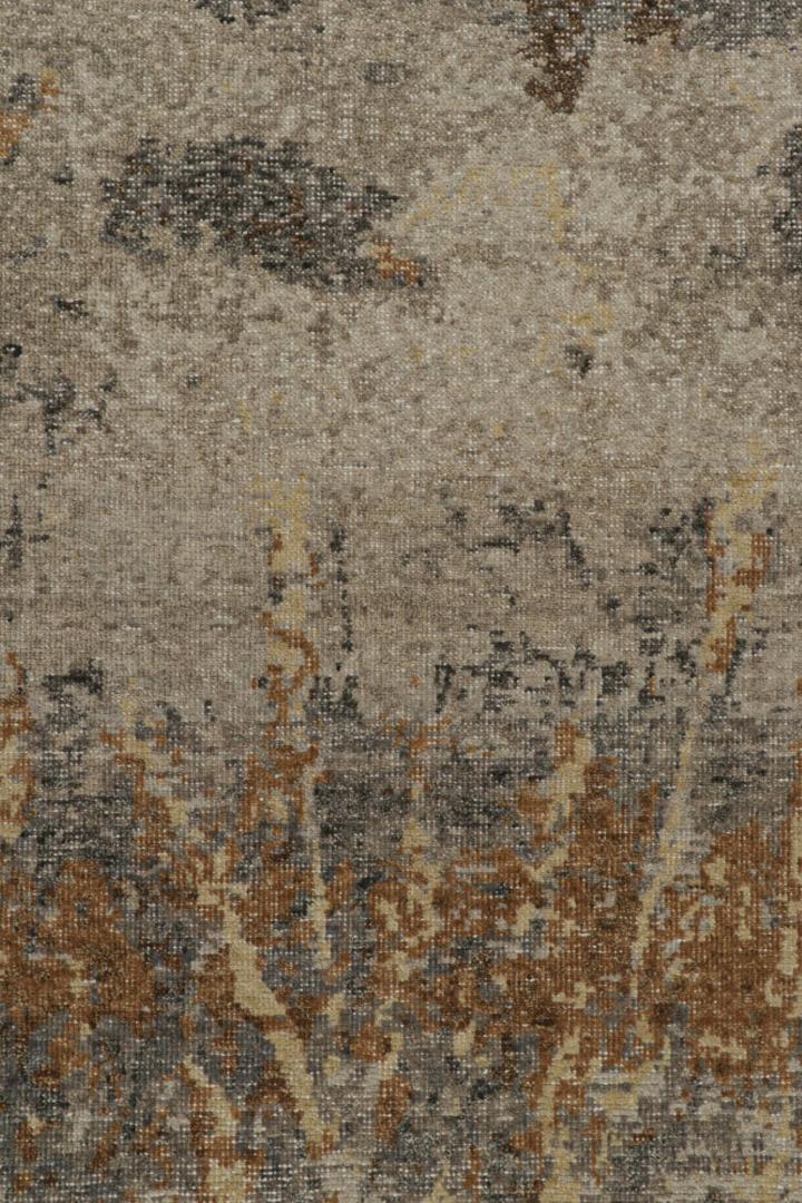 Abstract Distressed Rug