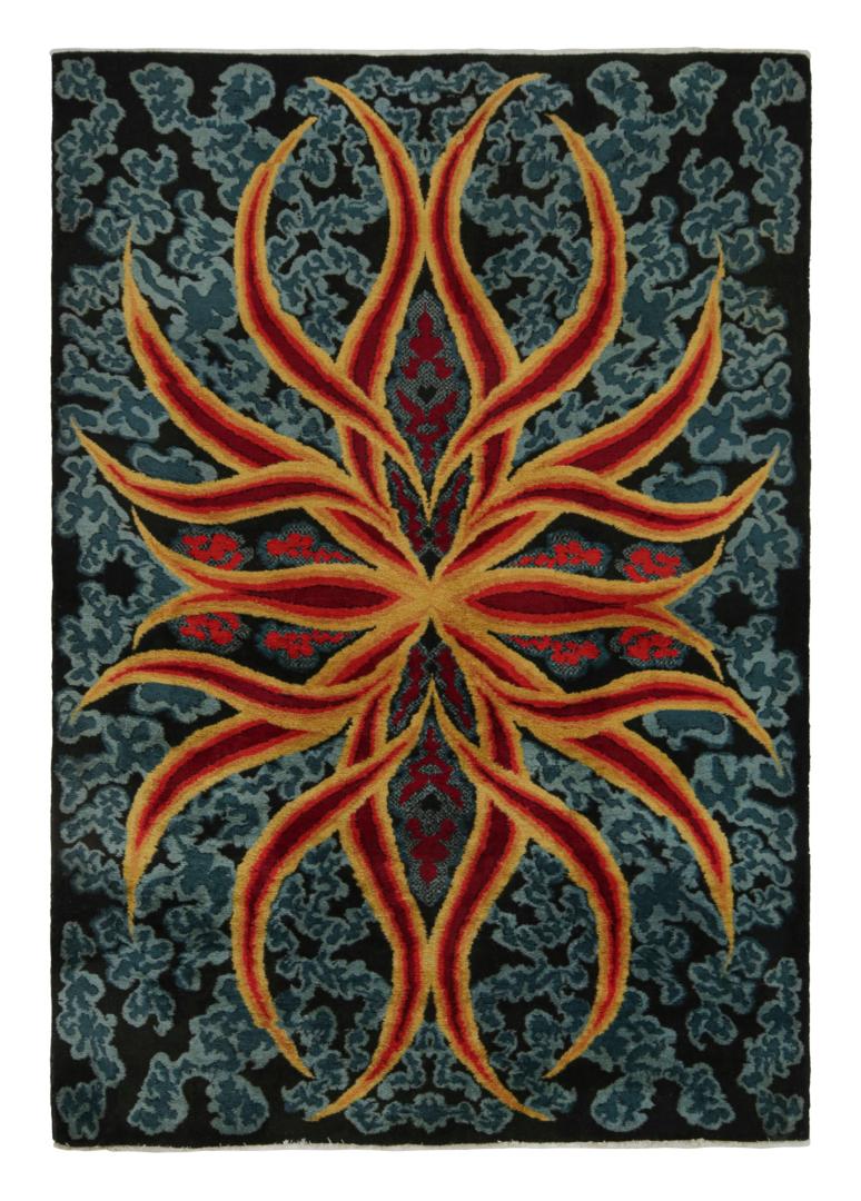 Vintage Zeki Muren Art Deco rug