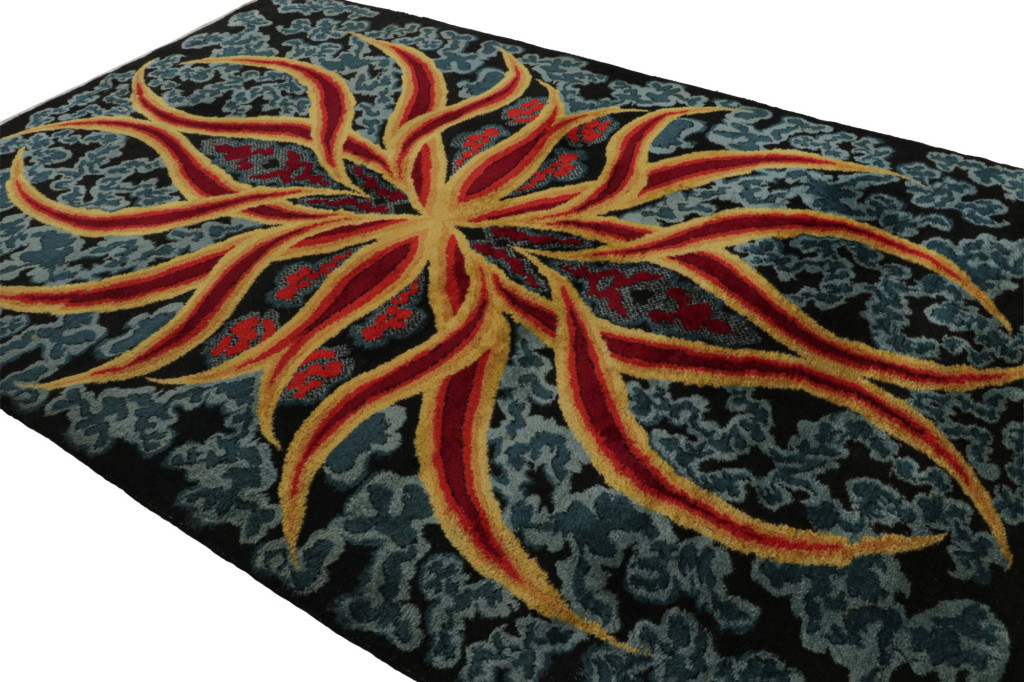 Vintage Zeki Muren Art Deco rug
