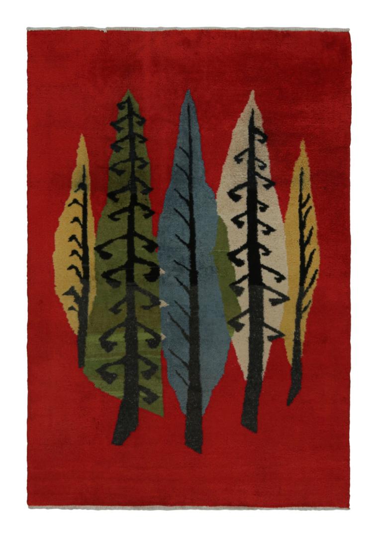 Vintage Zeki Müren Art Deco rug