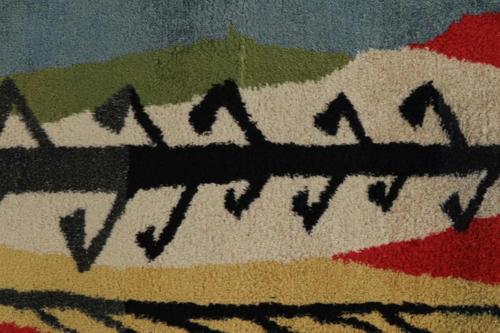 Vintage Zeki Müren Art Deco rug