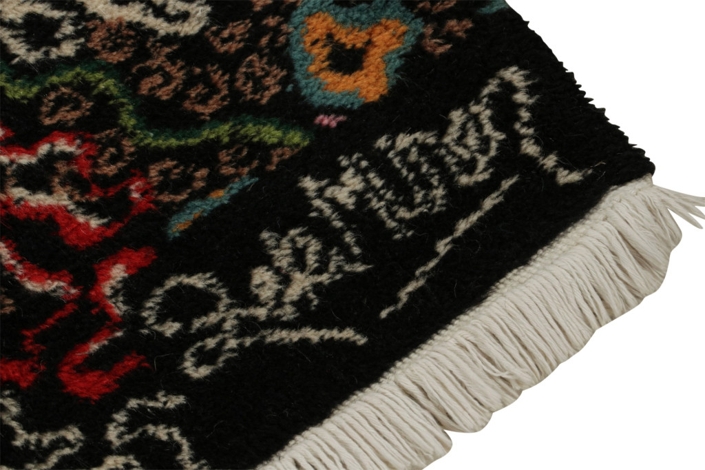 Signed Vintage Zeki Müren Art Deco Rug with Abstract Patterns, from Rug & Kilim