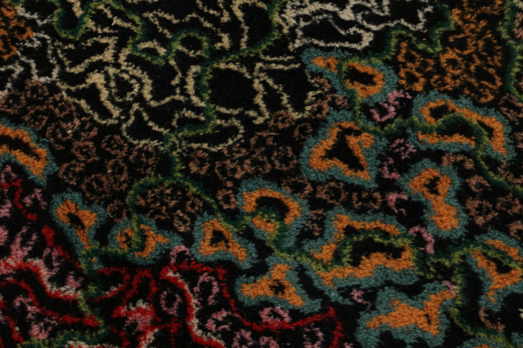 Signed Vintage Zeki Müren Art Deco Rug with Abstract Patterns, from Rug & Kilim