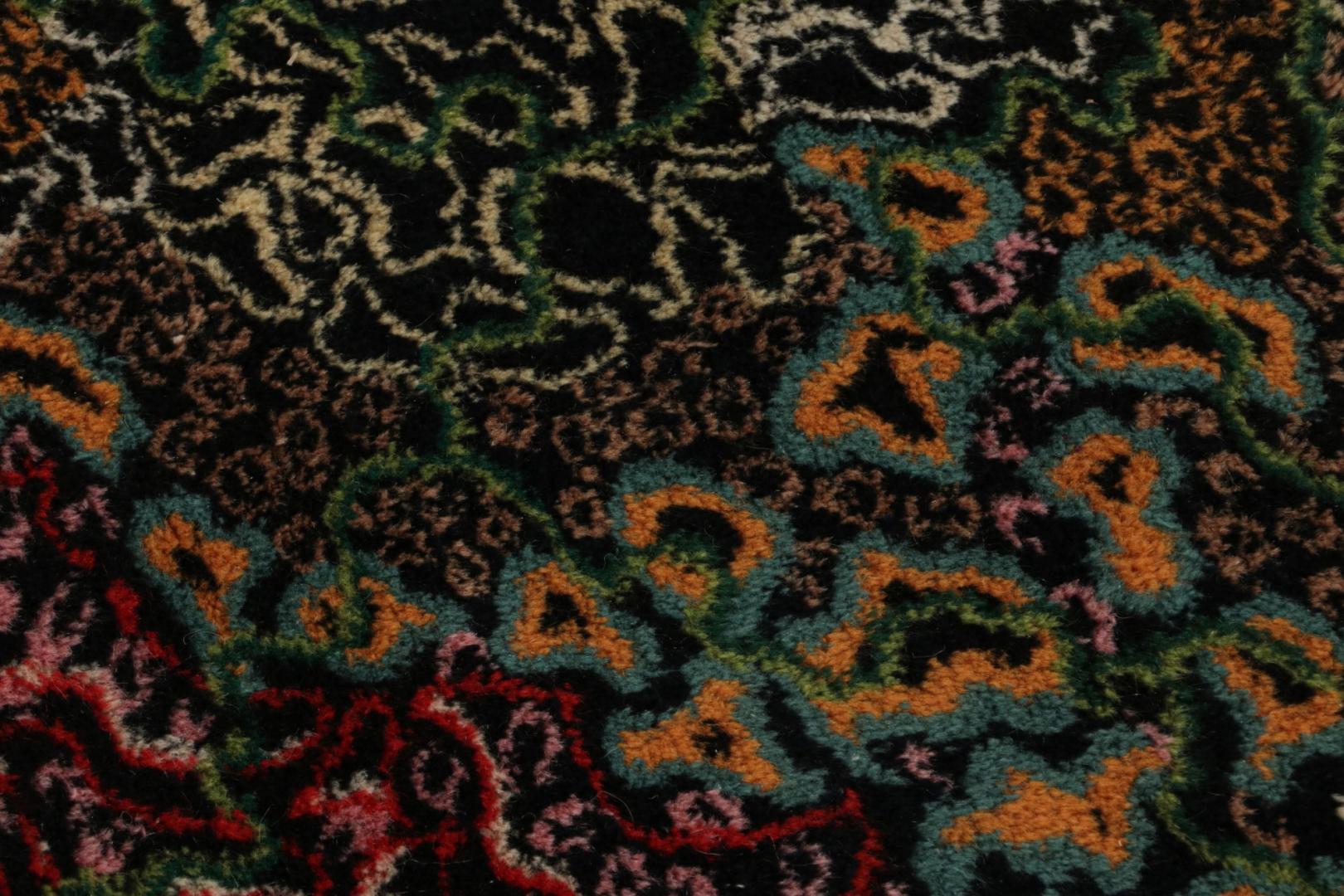 Signed Vintage Zeki Müren Art Deco Rug with Abstract Patterns, from Rug & Kilim
