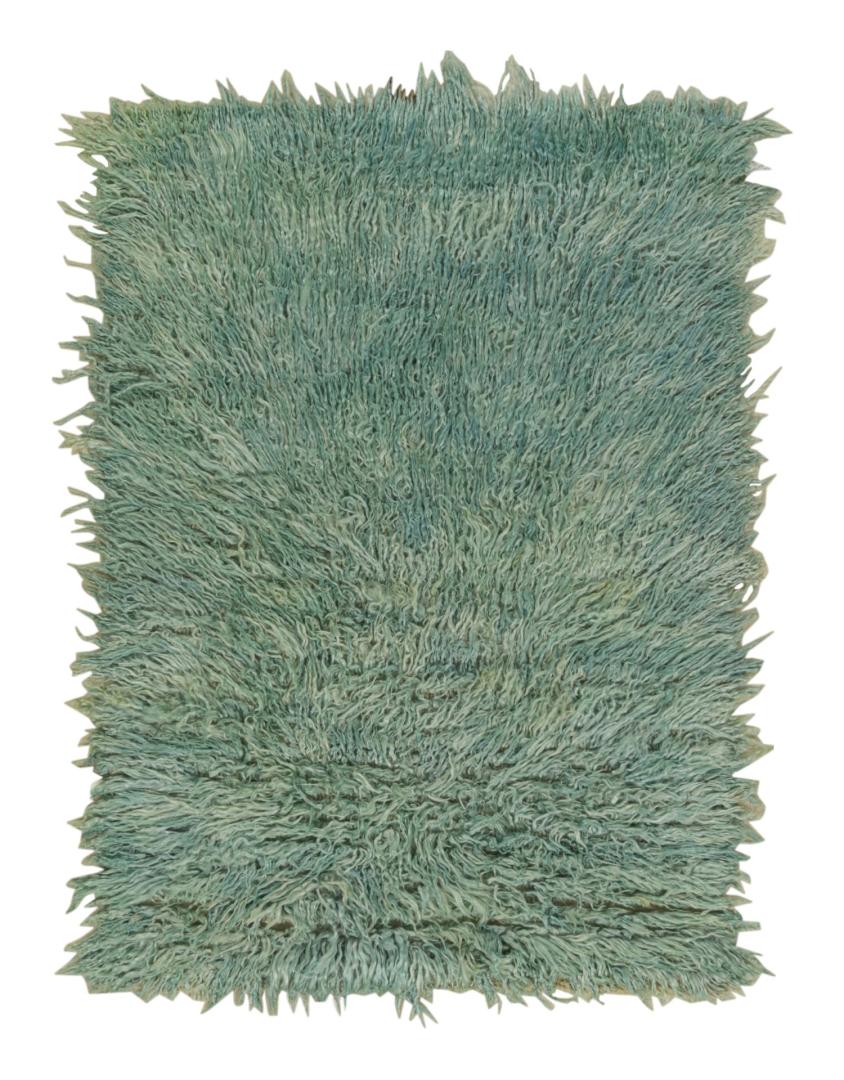 Vintage Tulu Rug in Blue and Green