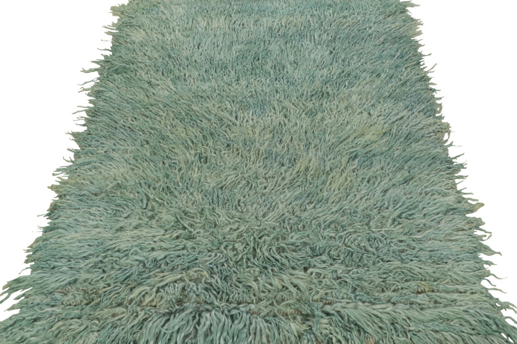 Vintage Tulu Rug in Blue and Green