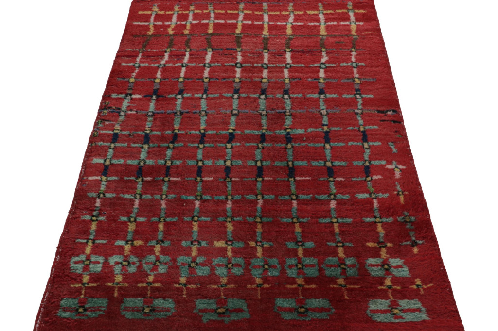 Vintage Zeki Muren Art Deco Rug