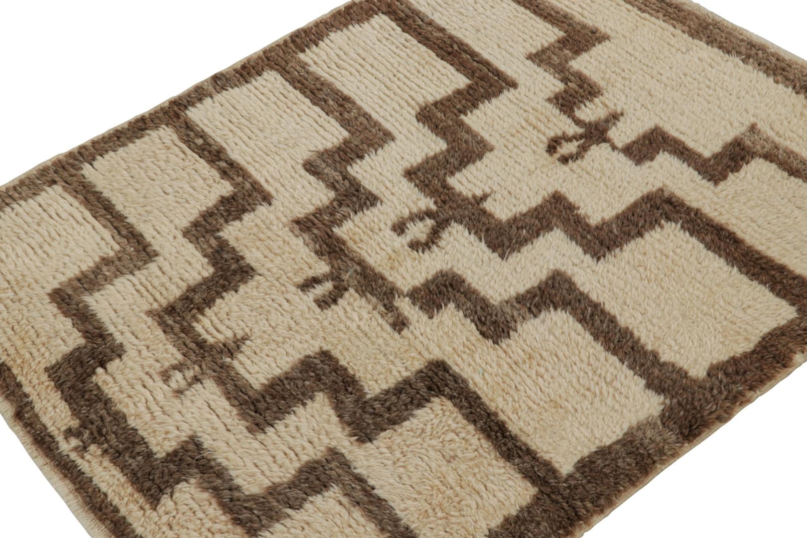 Vintage Tulu Rug with Geometric Patterns