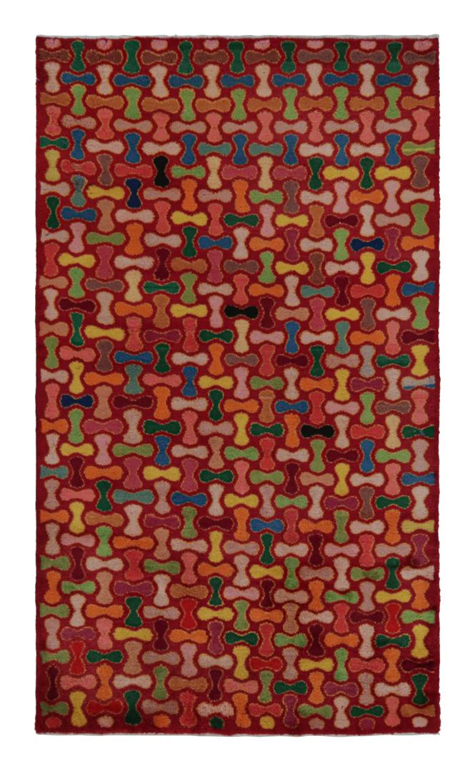 Vintage Zeki Muren Art Deco rug