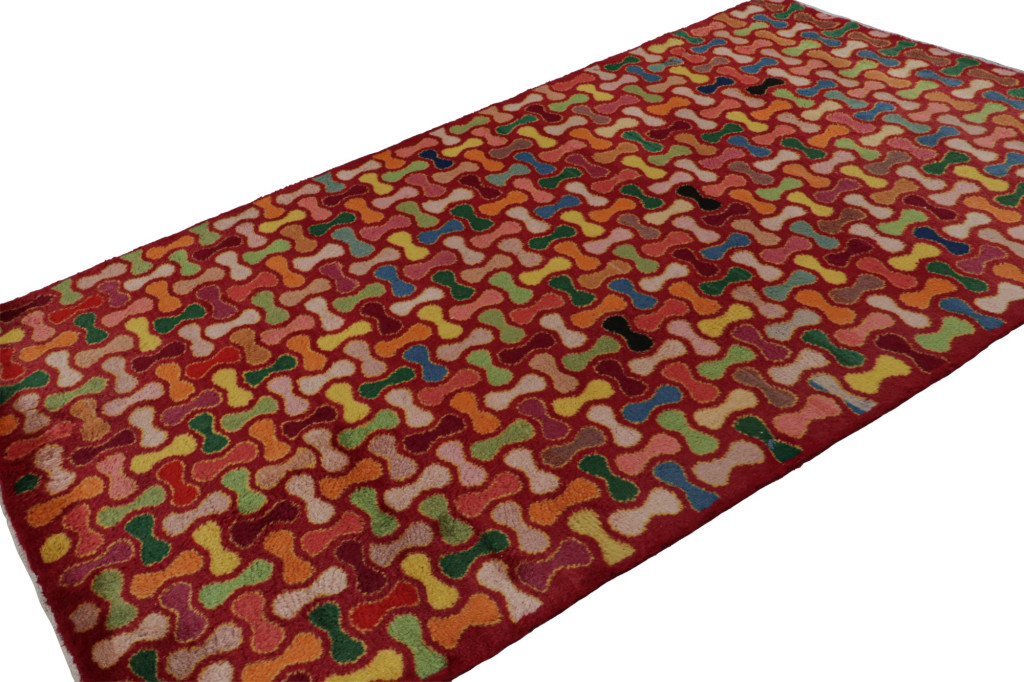 Vintage Zeki Muren Art Deco rug