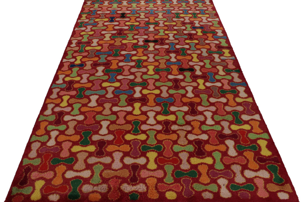 Vintage Zeki Muren Art Deco rug
