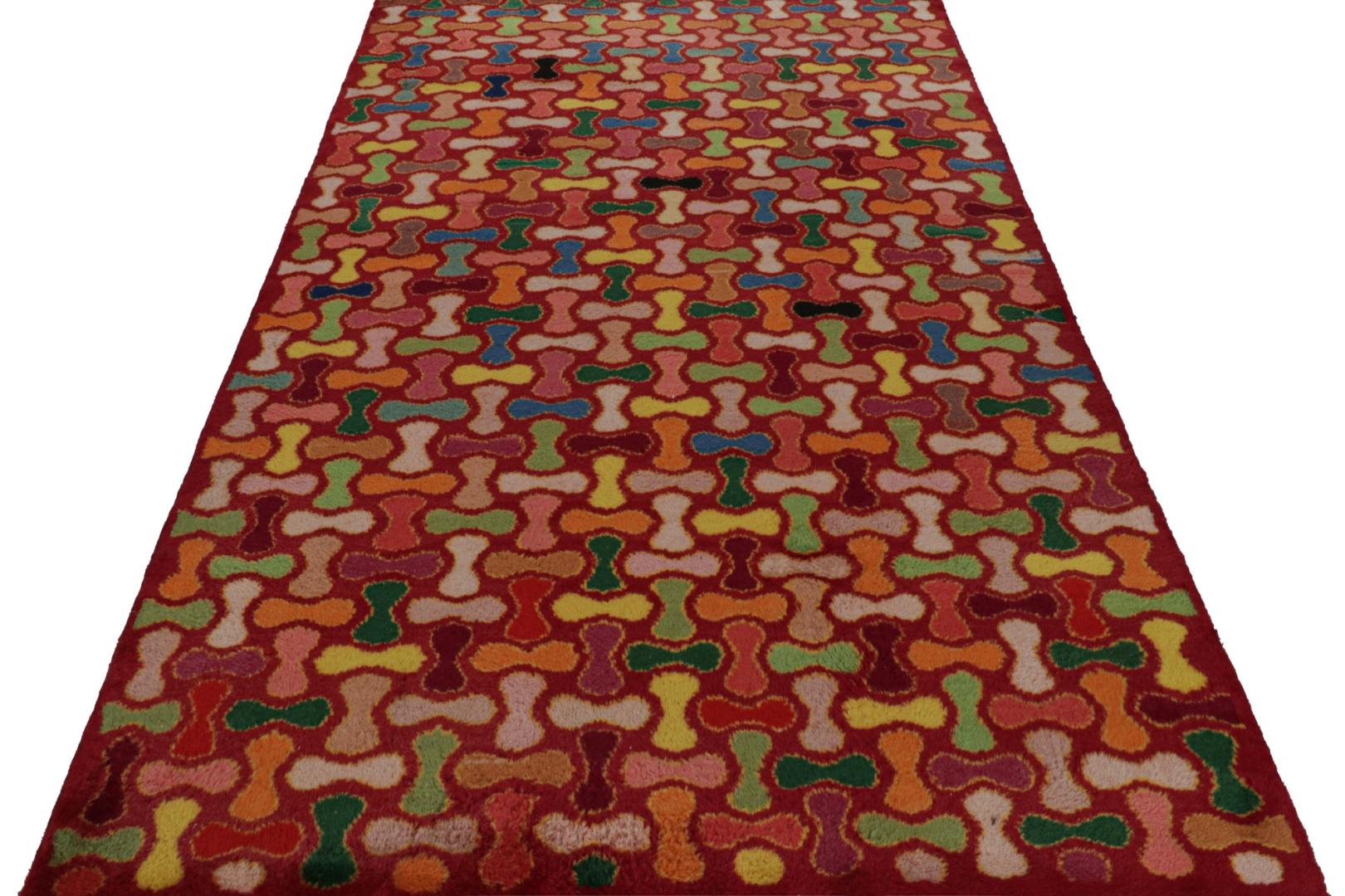 Vintage Zeki Muren Art Deco rug