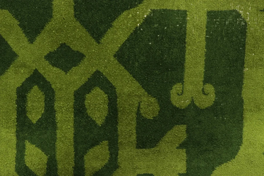 Vintage Zeki Müren Geometric Rug