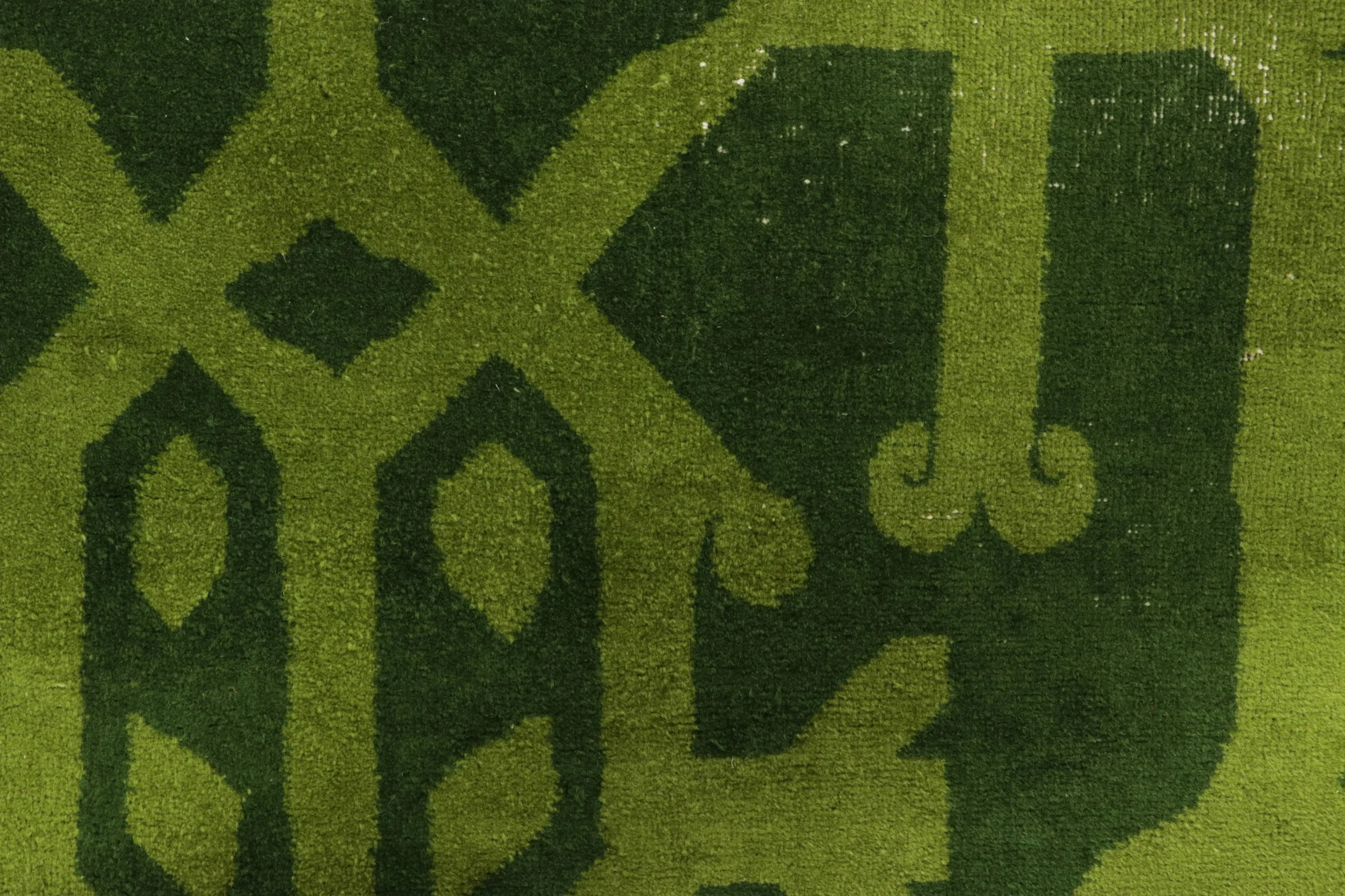 Vintage Zeki Müren Geometric Rug