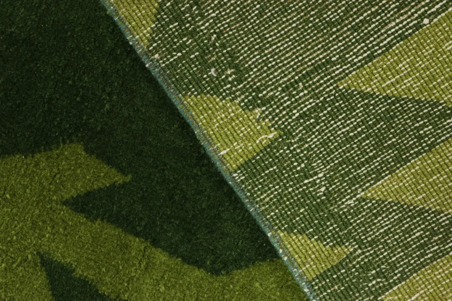 Vintage Zeki Müren Geometric Rug