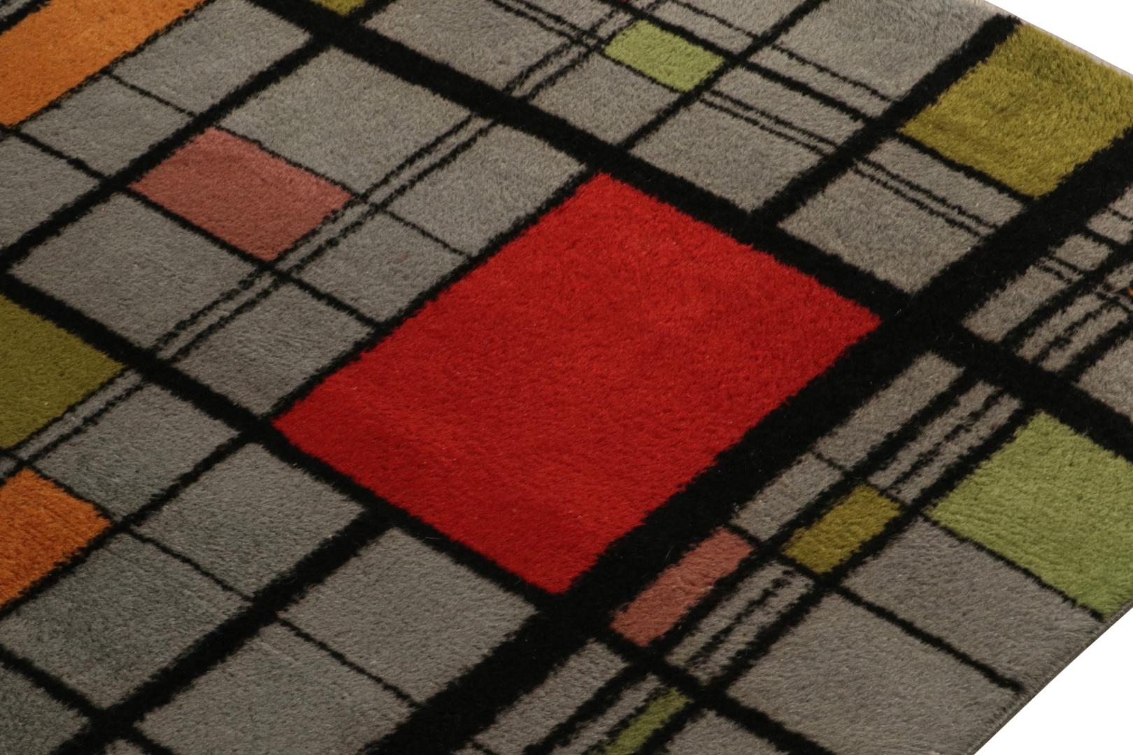 Vintage Zeki Muren Art Deco rug