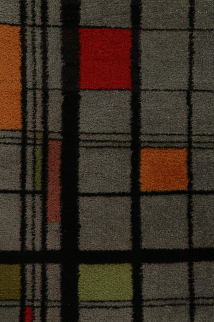 Vintage Zeki Muren Art Deco rug