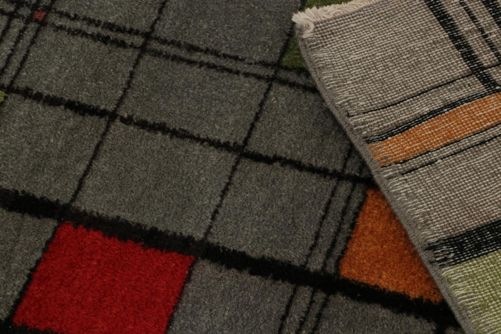 Vintage Zeki Muren Art Deco rug