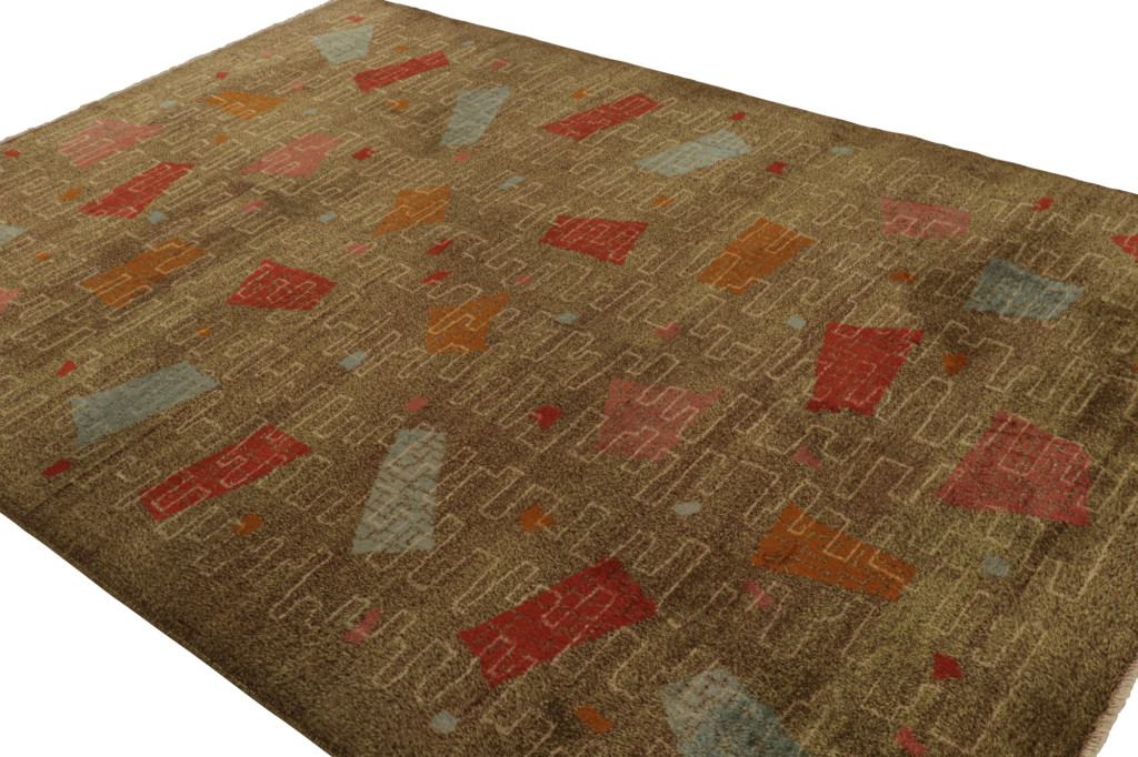 Vintage Zeki Muren Art Deco rug