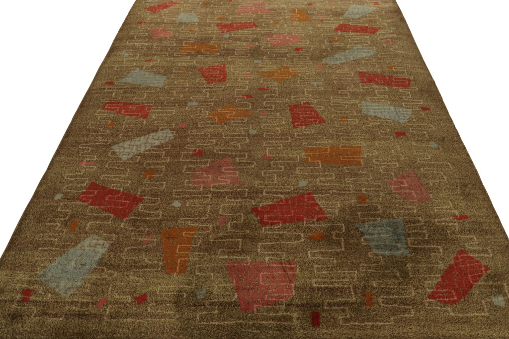 Vintage Zeki Muren Art Deco rug