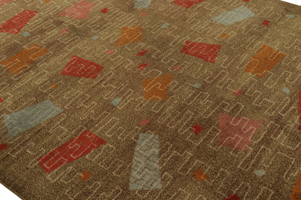 Vintage Zeki Muren Art Deco rug