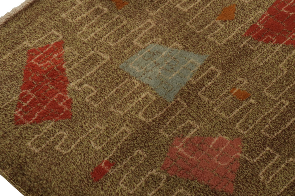 Vintage Zeki Muren Art Deco rug