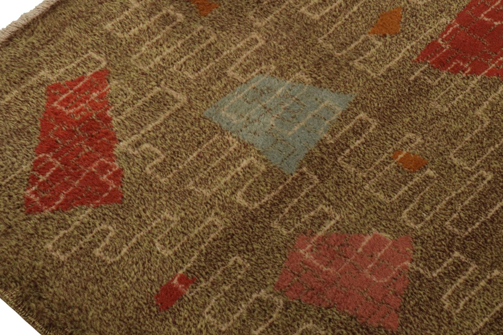 Vintage Zeki Muren Art Deco rug