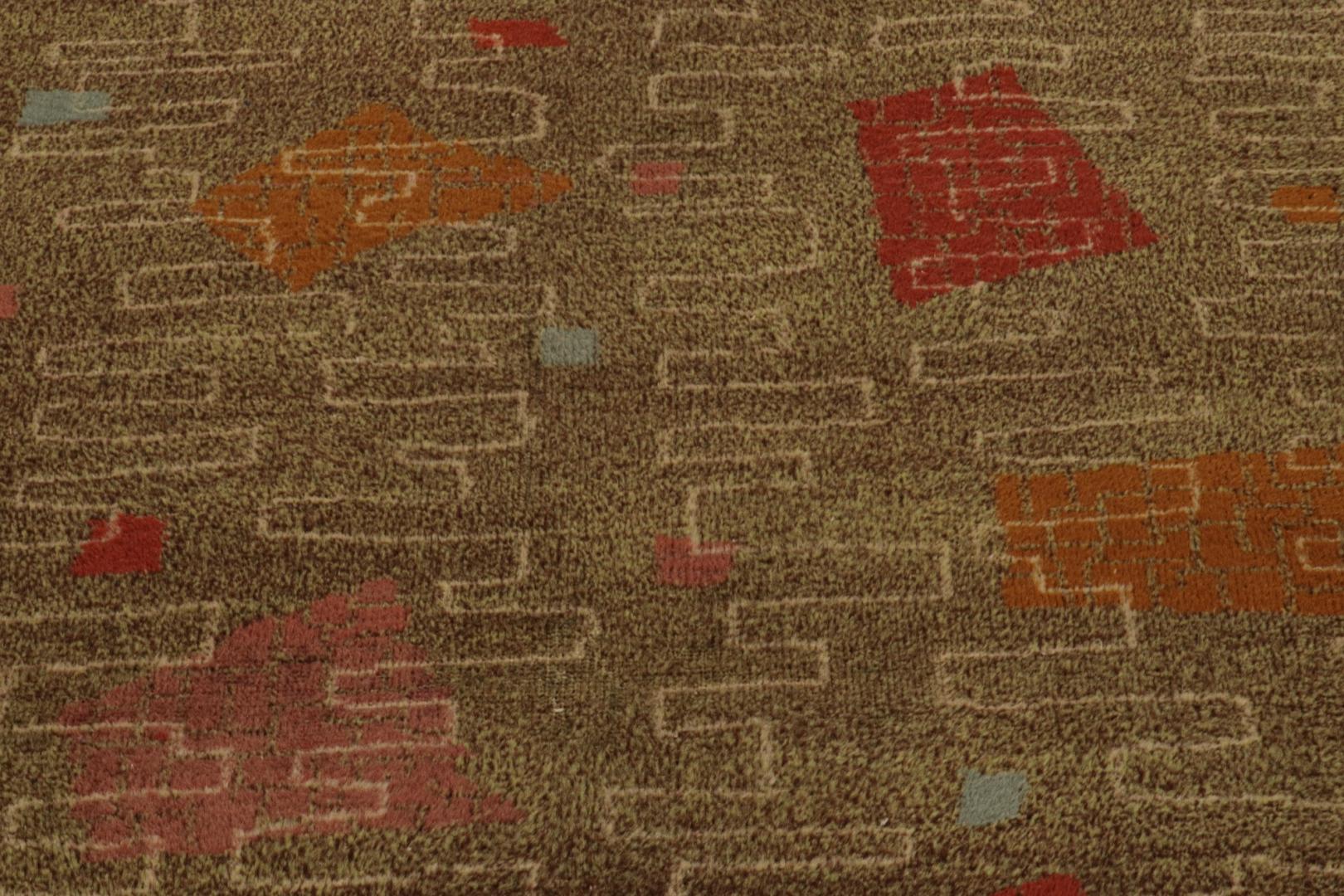 Vintage Zeki Muren Art Deco rug