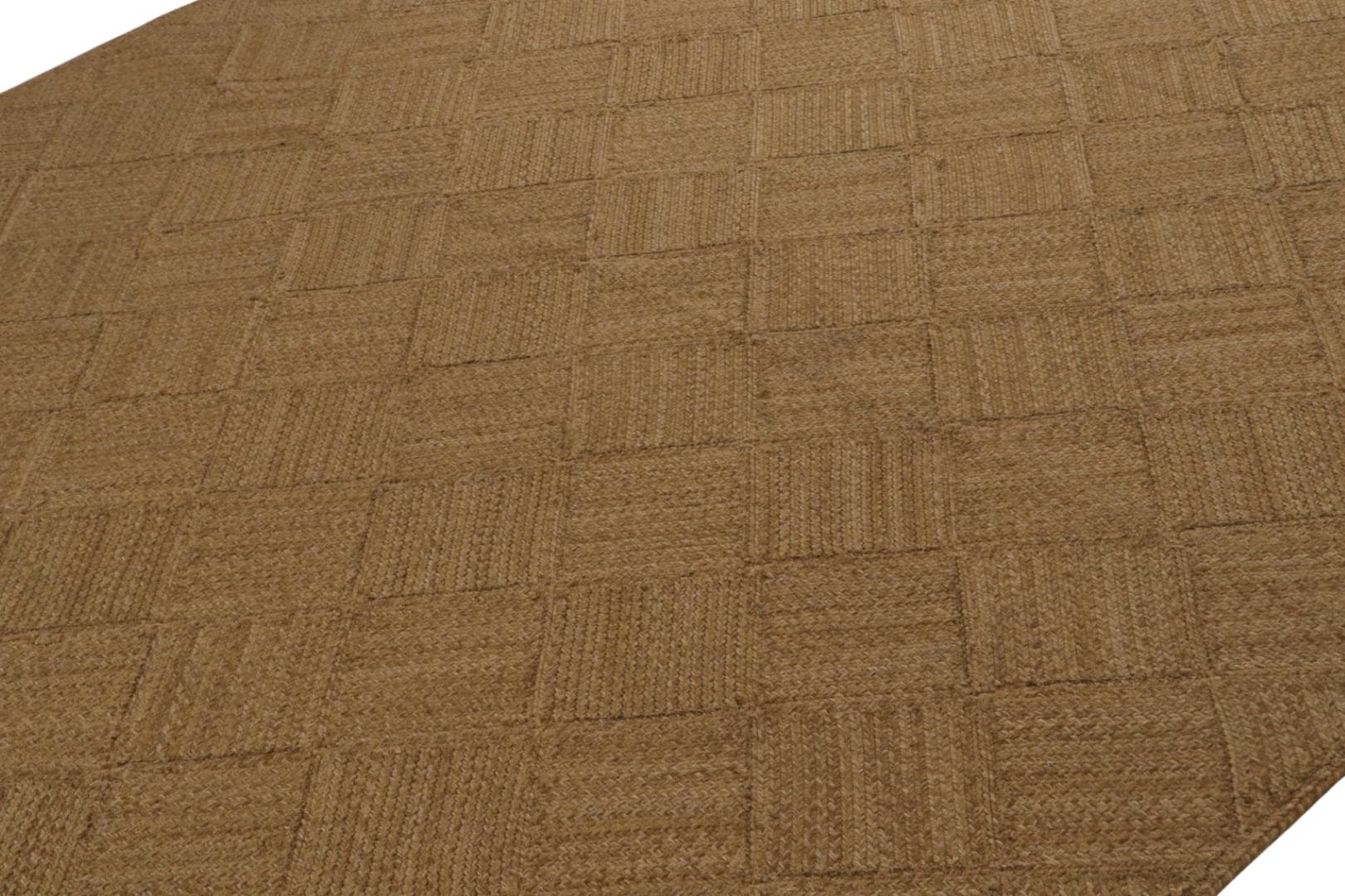 Modern Kilim Rug with Diamond Patterns