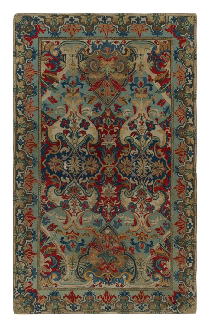 Antique Needlepoint rug