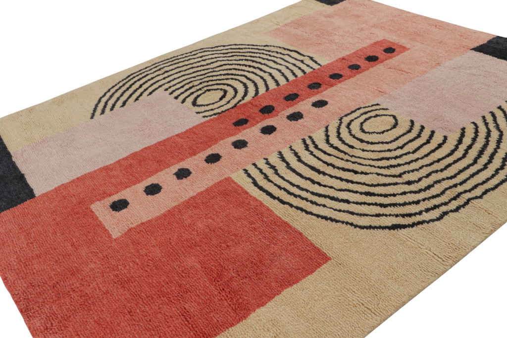 French Art Deco style Rug, with Geometric Patterns