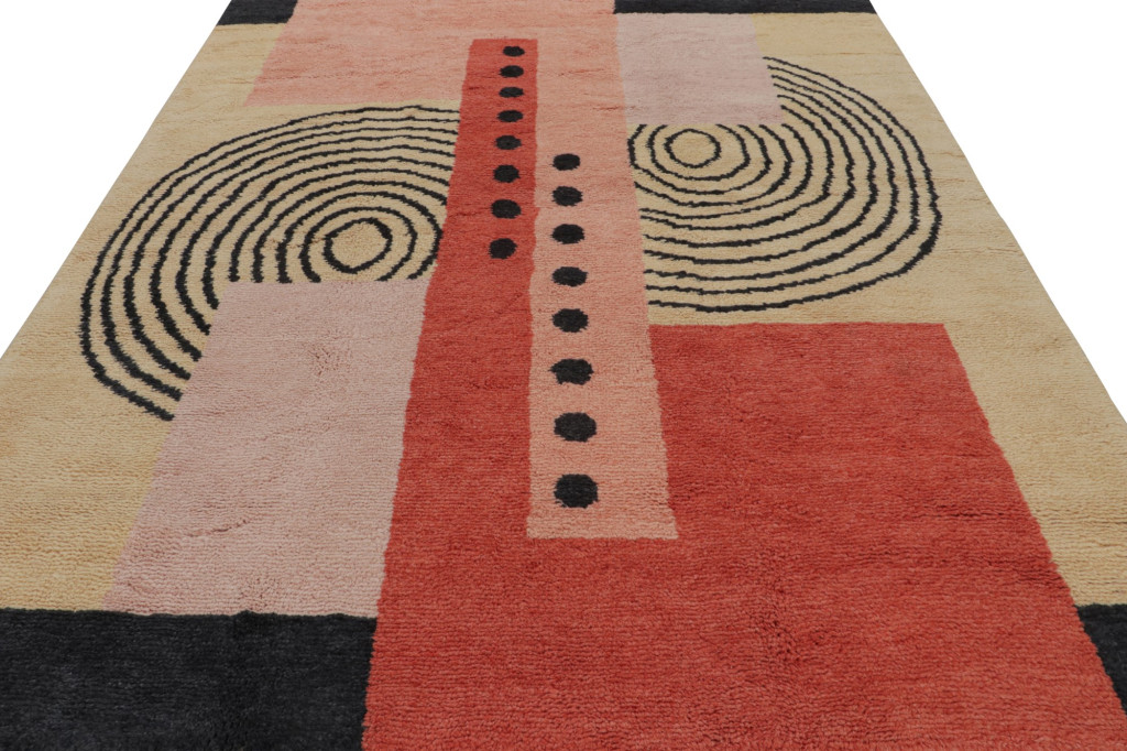 French Art Deco style Rug, with Geometric Patterns