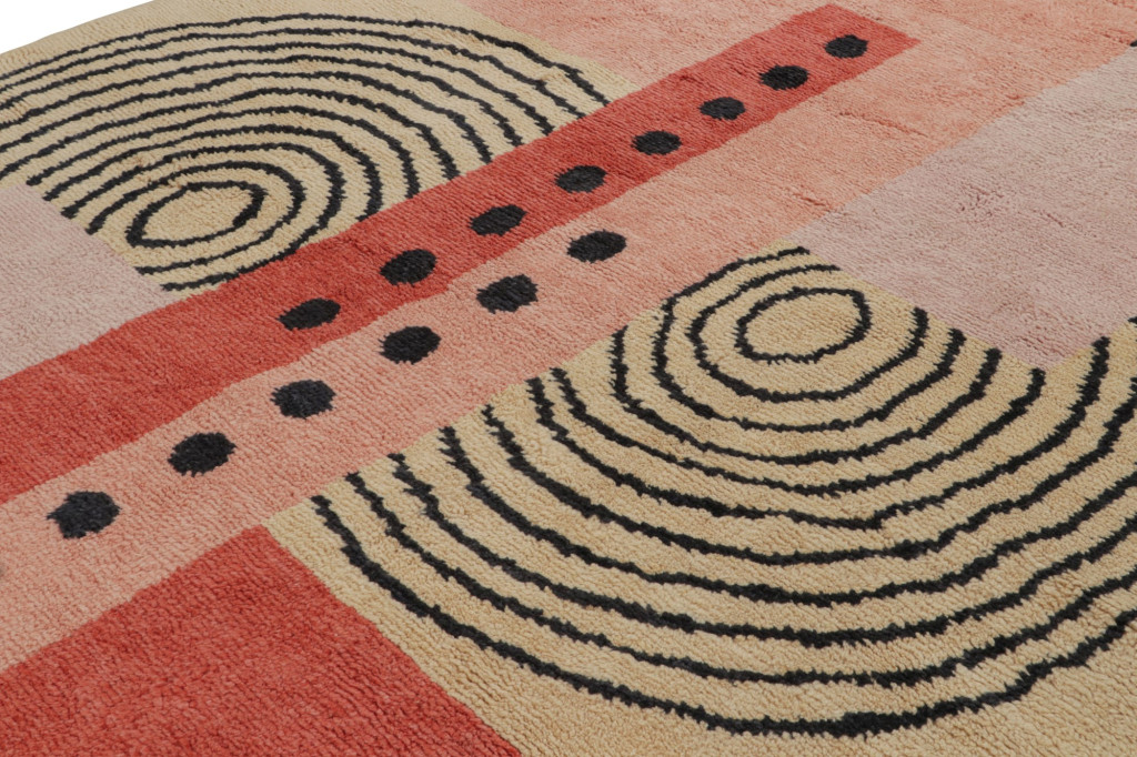 French Art Deco style Rug, with Geometric Patterns