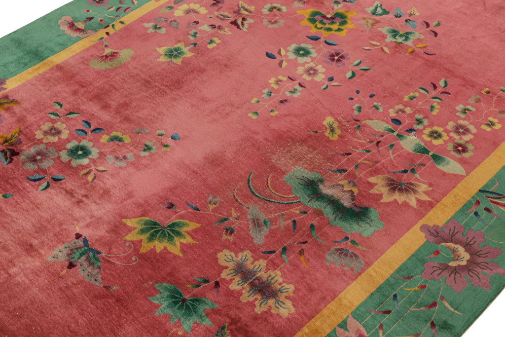 Antique Chinese Art Deco Rug
