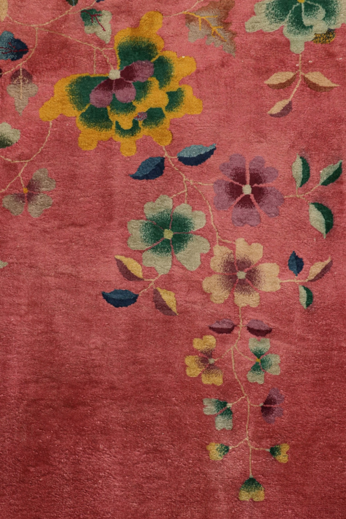 Antique Chinese Art Deco Rug