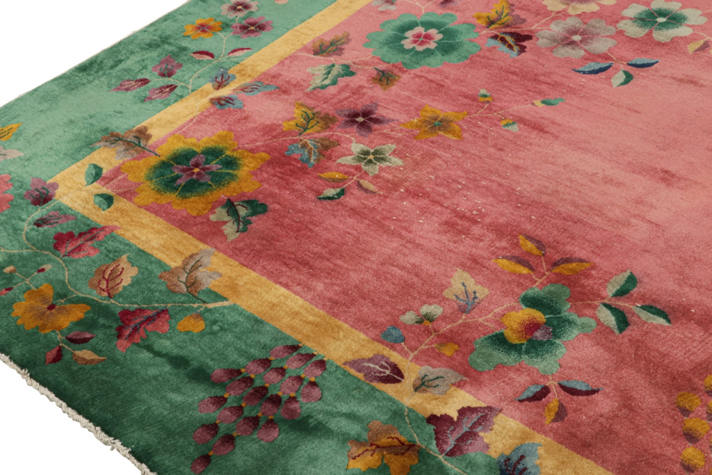 Antique Chinese Art Deco Rug