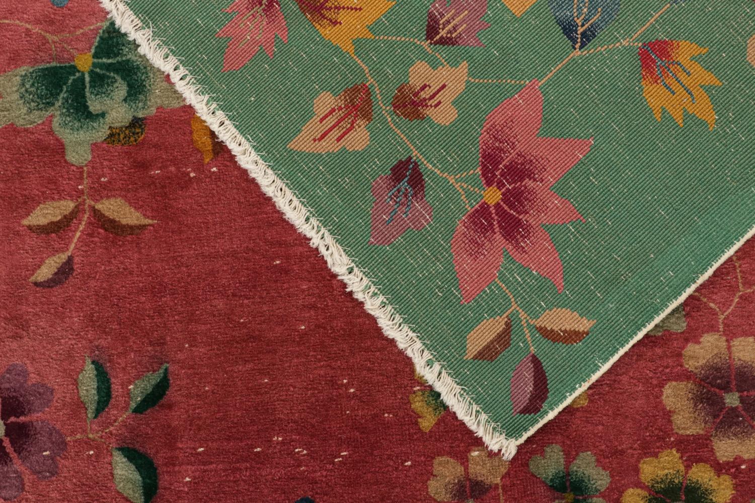 Antique Chinese Art Deco Rug