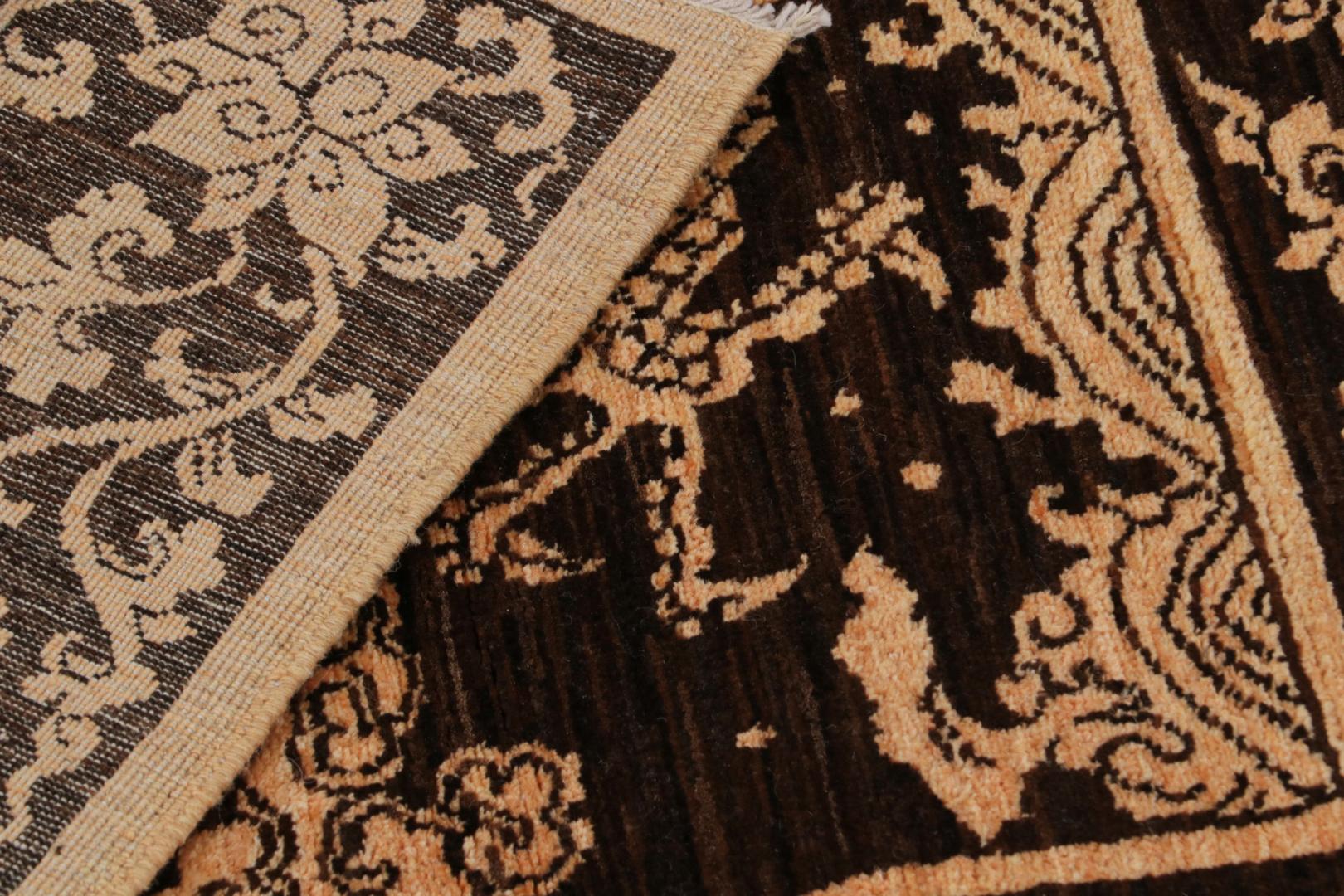 Antique Chinese Inspired rug with Pictorial Pattern