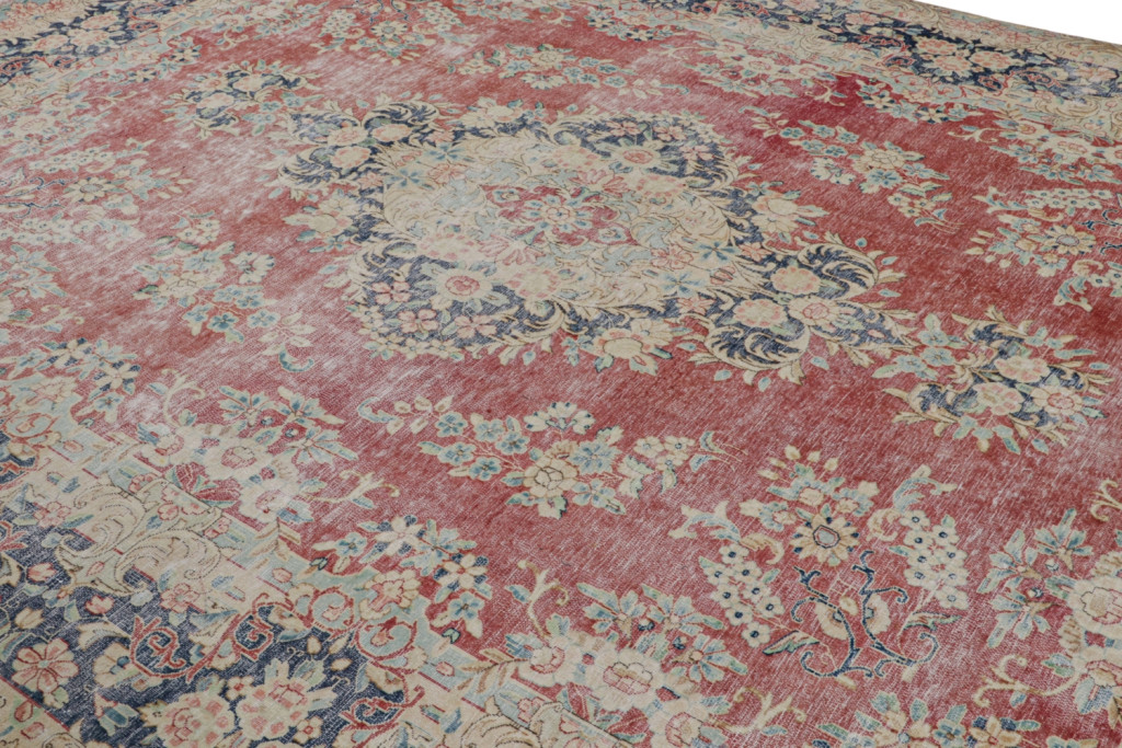 Vintage Persian Kerman rug
