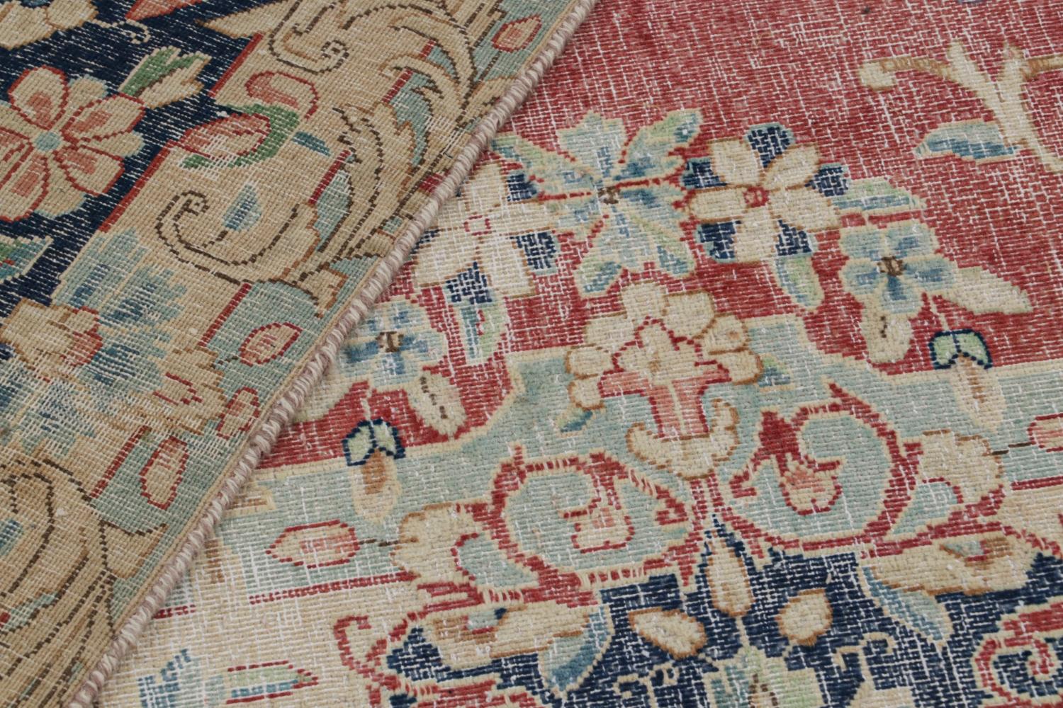 Vintage Persian Kerman rug