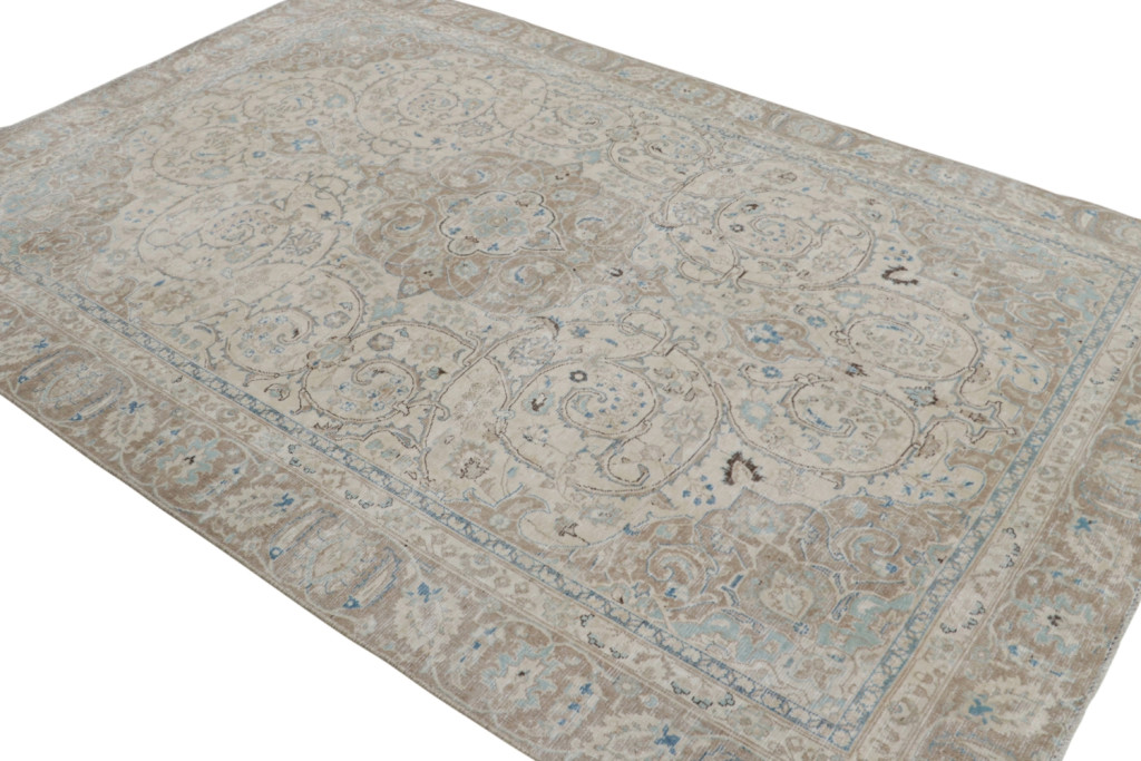 Vintage Persian Tabriz rug