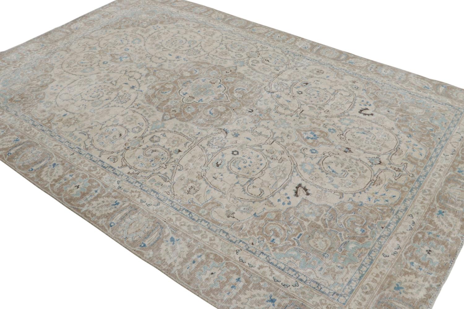 Vintage Persian Tabriz rug