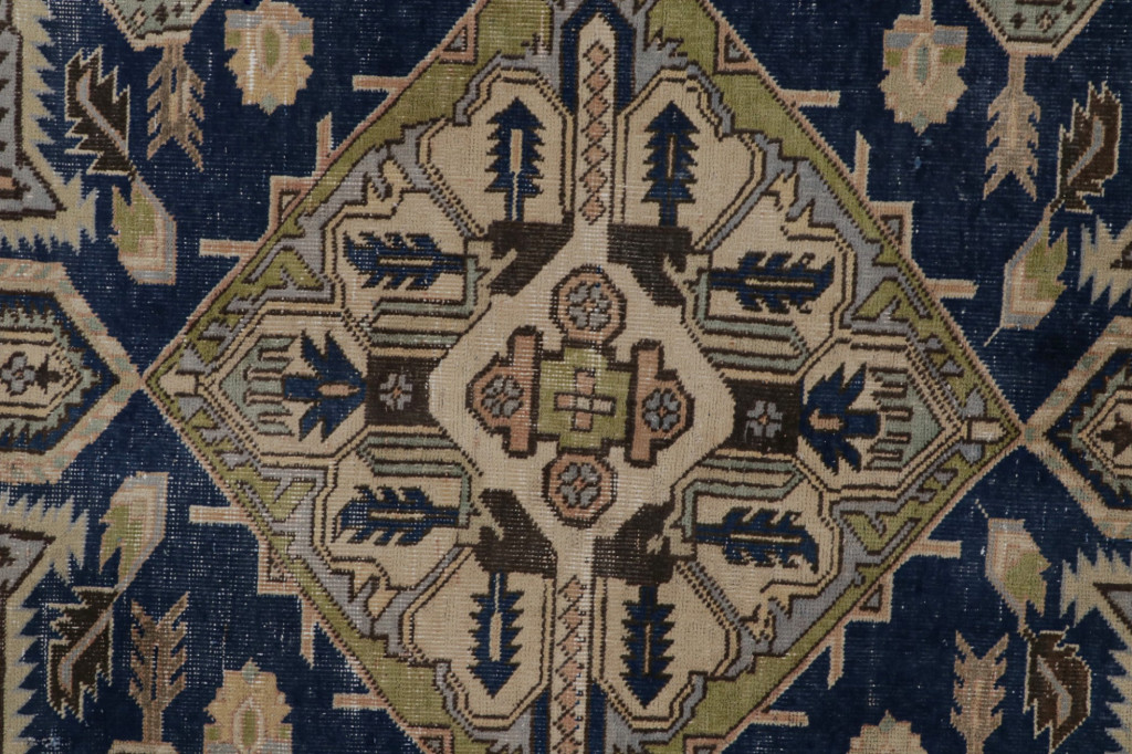 Vintage Persian Tabriz rug