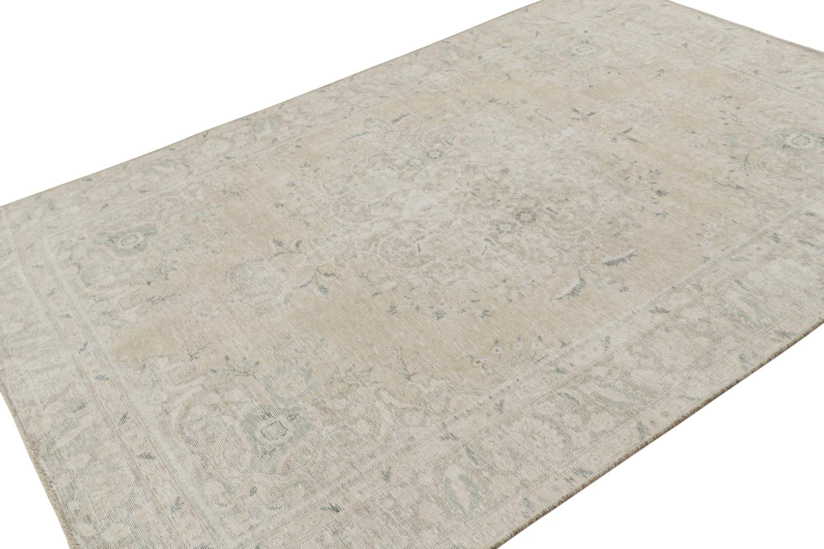 Vintage Persian Tabriz rug