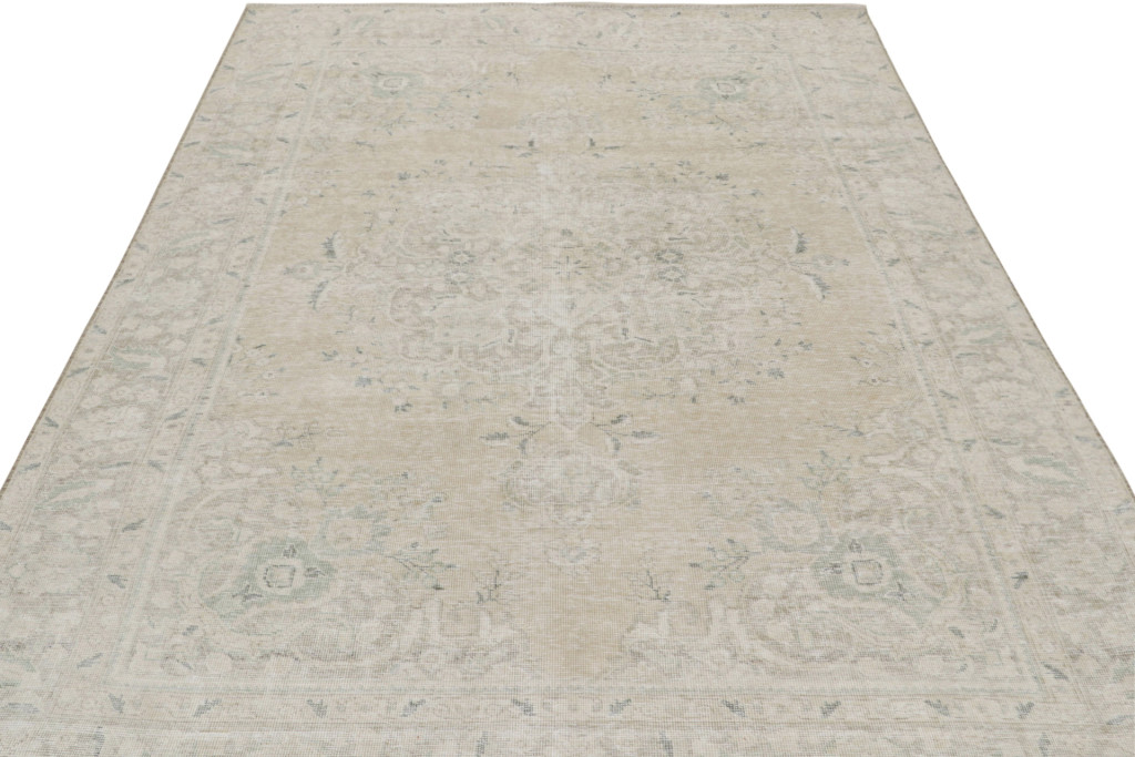 Vintage Persian Tabriz rug